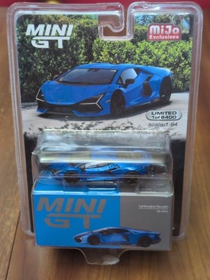 Chase! Mini GT 1:64 Lamborghini Revuelto Blu Eleos Diecast Model Car MGT00748