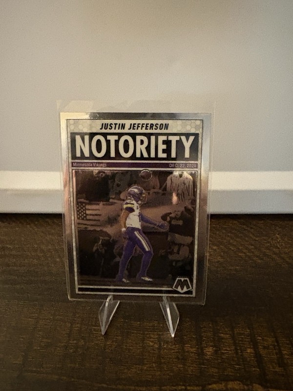 2025 Panini Mosaic - Notoriety Justin Jefferson #6