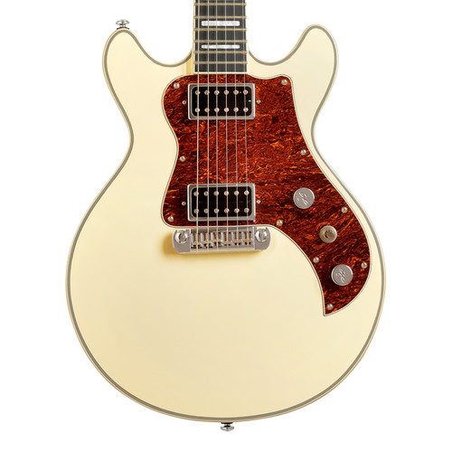 Hagstrom Megin Double Cut Electric Guitar - Creme - Open Box