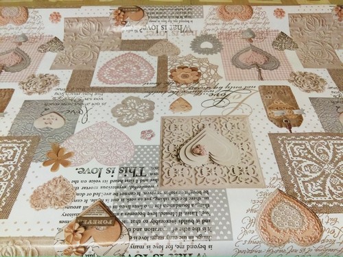 PVC Wipe Clean Tablecloth Oilcloth Vinyl PVC All Designs & Colours+FREE POSTAGE - Picture 4 of 8