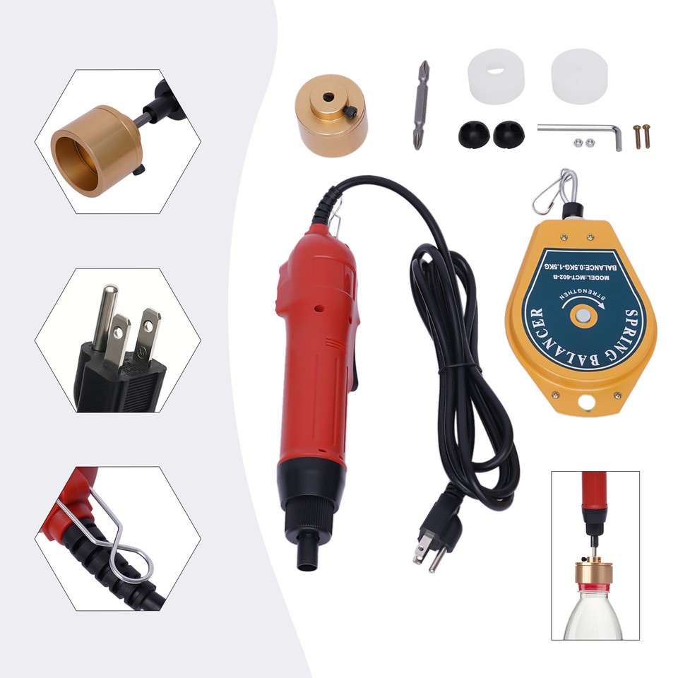 Electric Handheld Capping Machine, Bottle Screw Capper, Cap Sealing ...