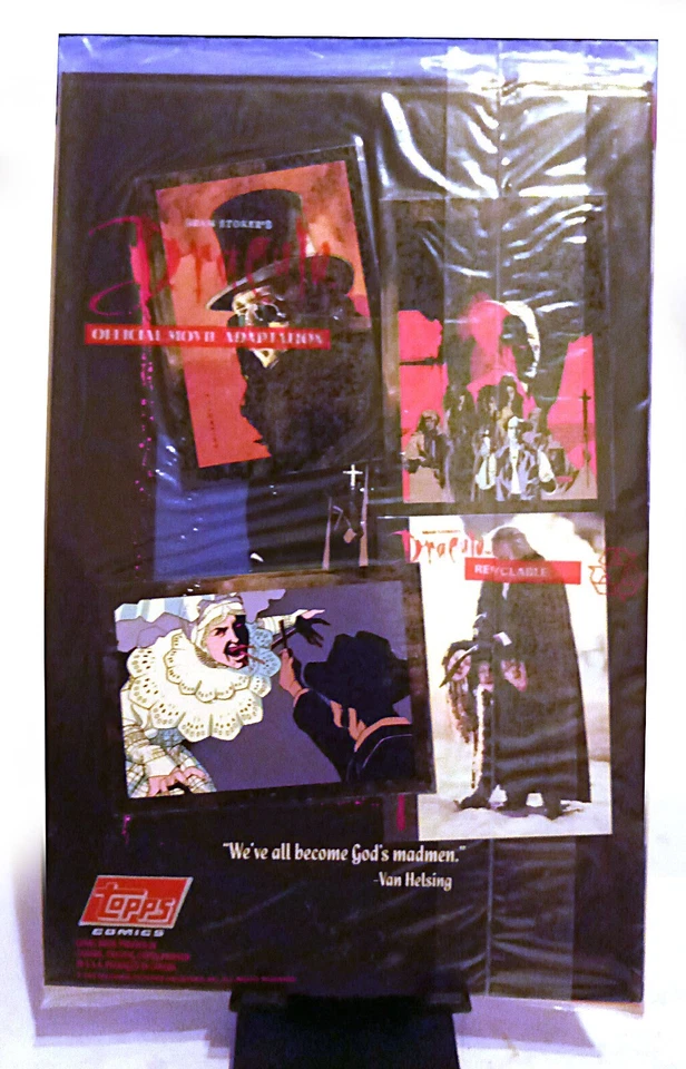 Dracula (Bram Stoker's ) #4 Comic  (with 4 cards)  Topps | Mike Mignolia New - Image 2 of 4