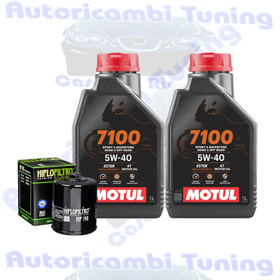 Set Service Öl Motul 7100 5W40 Für Victory Magnum� 2016>2017