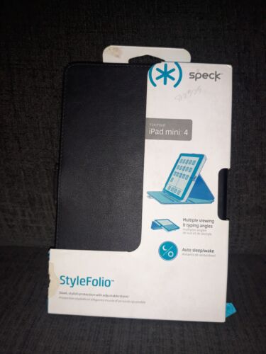 Funda para tableta Speck Stylefolio iPad Mini 4 pizarra negra. Totalmente nuevo  - Imagen 1 de 4