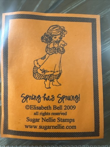 Sugar Nellie Rubber Stamp Spring Has Sprung Mount Added Opened/Never Used🔥 - Picture 2 of 3