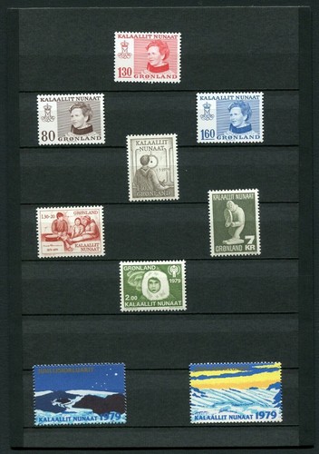 Greenland Denmark Year Set 1979 Official MNH Complete as Issued - Picture 2 of 2