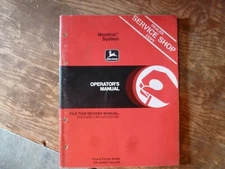 John Deere Planter Monitrol System Owner Operator Maintenance Manual OM-A40967