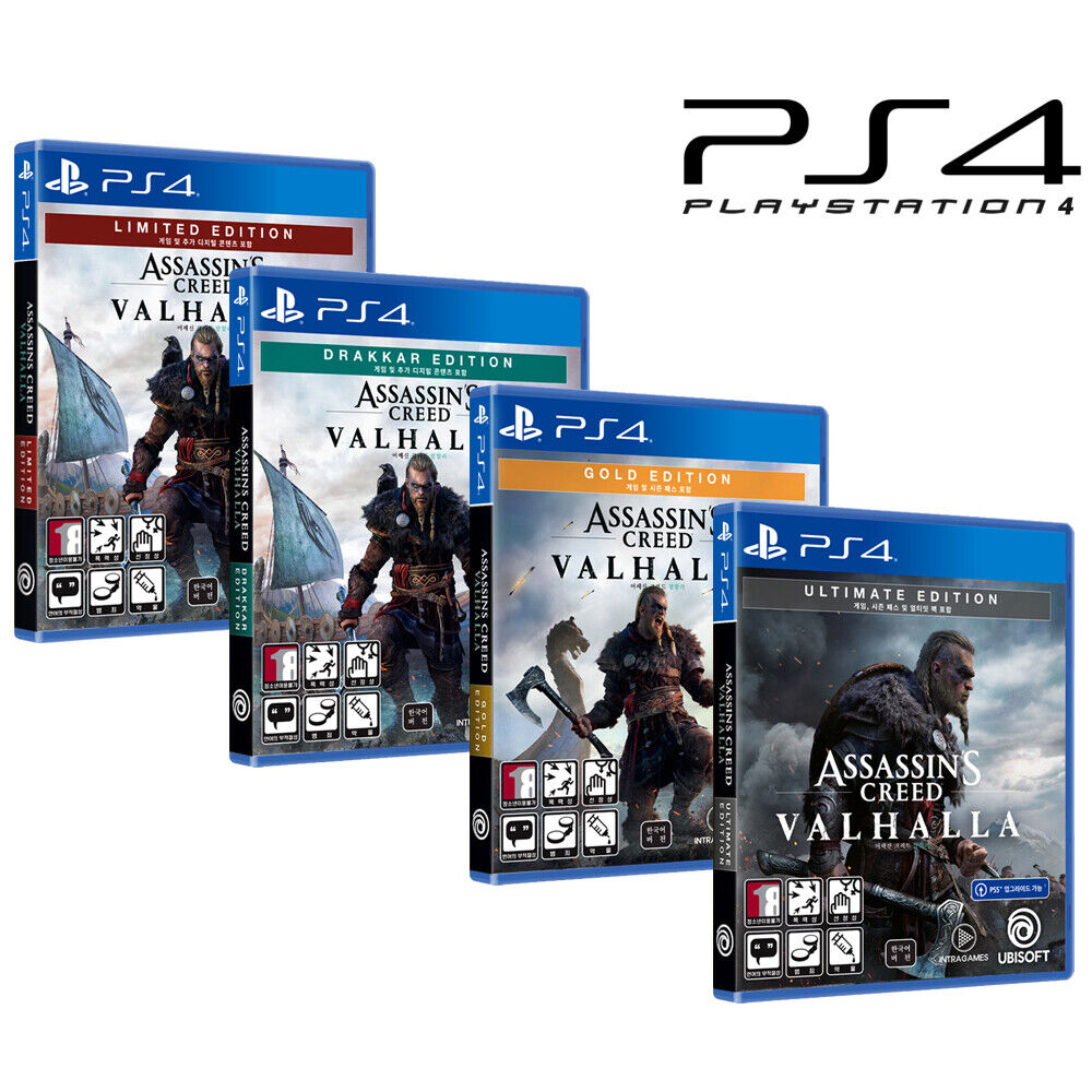 Assassin's Creed Valhalla Korean PS4 PS5 PlayStation Game