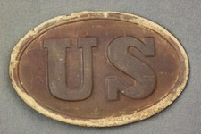 Civil War Union Cartridge Box Plate Dug Battle Of Cedar Mountain VA