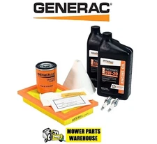 NEW GENUINE OEM GENERAC A0002074708 MAINTENANCE KIT WITH 5W-20 SYNTHETIC OIL