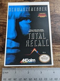 Aut&eacute;ntico Vidpro Total Recall KayBee Toys R Us NES Nintendo Schwarzenegger Retro