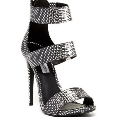 steve madden snake print heels