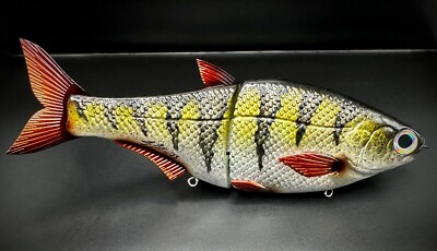HINKLE SHAD JR. CLONE EMERALD SHAD SWIMBAIT PEINT SUR MESURE