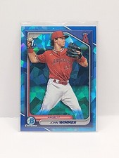 JOHN WIMMER 2024 BOWMAN CHROME 1ST SAPPHIRE BASEBALL ANGELS