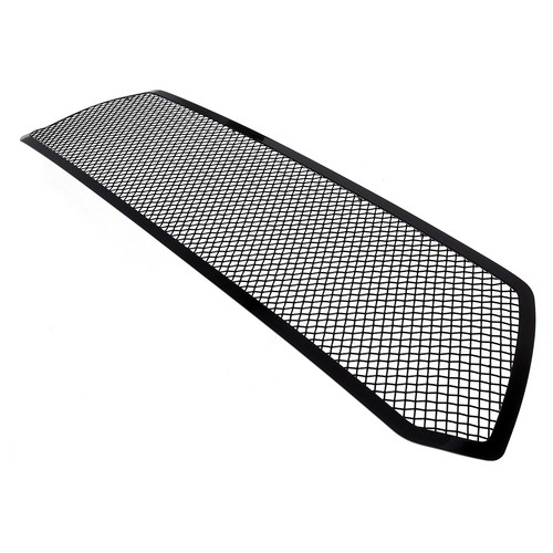 Fits 2012-2015 Toyota Tacoma Main Upper Stainless Steel Black Mesh Grille Insert - Picture 2 of 7