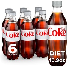Diet Coke, 16.9 fl oz, 6 Pack (Package May Va...