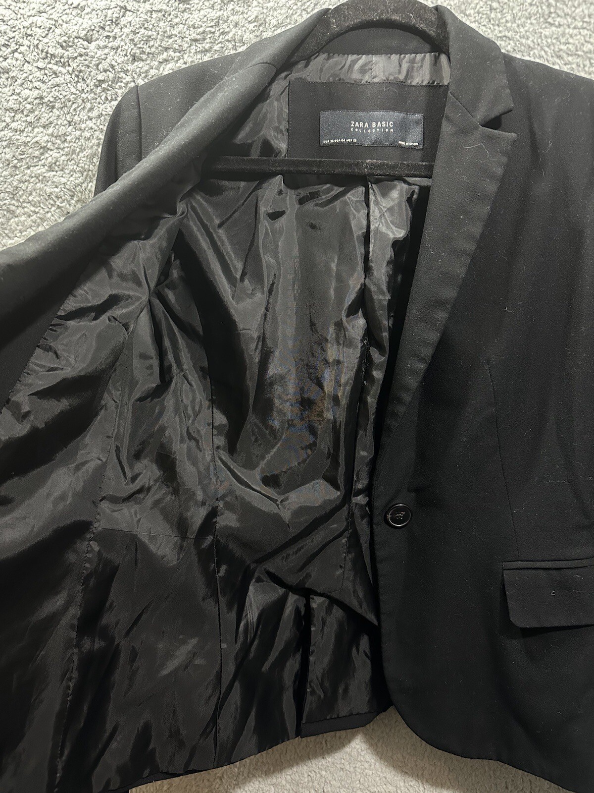 ZARA Blazer Size Small BASIC Lined Career Office … - image 4