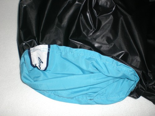 PVC COTTON DOPPEL BADEHOSE SHORTS & INNEN EXTRA SOFT PVC SWIM PANTS L - Picture 8 of 12