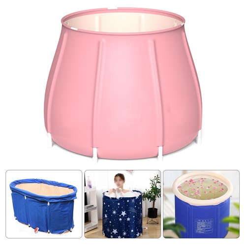 Portable Adult kid Folding Bathtub Fast Inflatable Bath Tub Spa PVC Warm! 70cm eBay