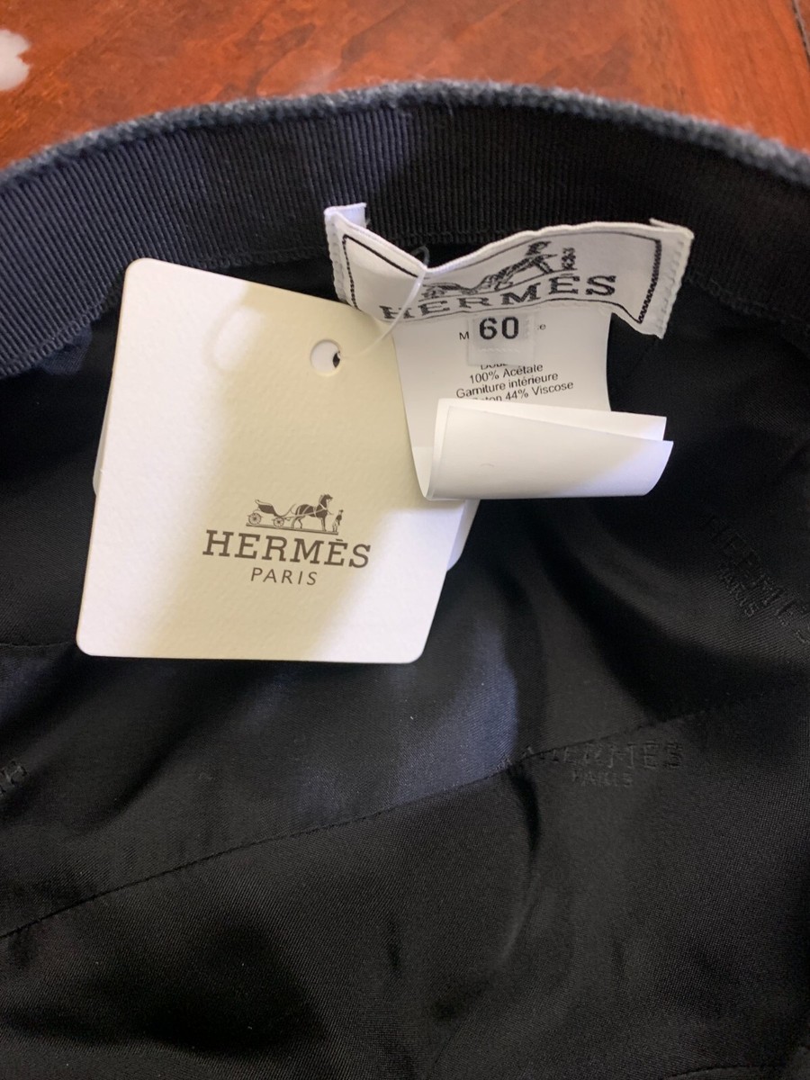 HERMES エルメス キャップ ネヴァダ Hストライプ グレー Hermes Cap | eBay
