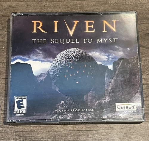 Riven The Sequel To Myst Big Box PC Game 1997 For Windows 95/Mac OS Cyan/Red Orb