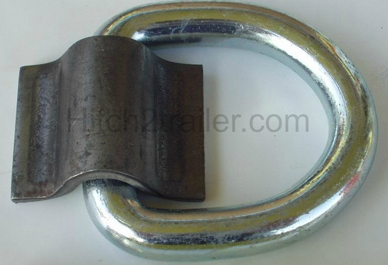 3/4" Weld On D Ring Chain Tie Down 46,000# Trailer Truck Rope Forged L