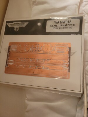 Warriors Action In Scale Wa MW012 sd kfz 139 marder 111, Photoetched 