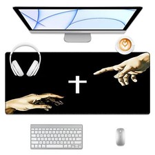 Desk Pad Protector Mouse Pad Office Desk Mat Non-Slip Desk Blotter Smooth Gam...