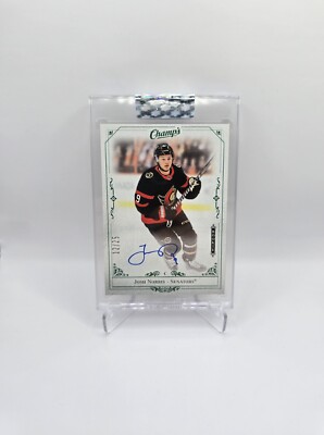 2020-21 Upper Deck Clear Cut - Josh Norris - Champs Rookie Auto Green /25
