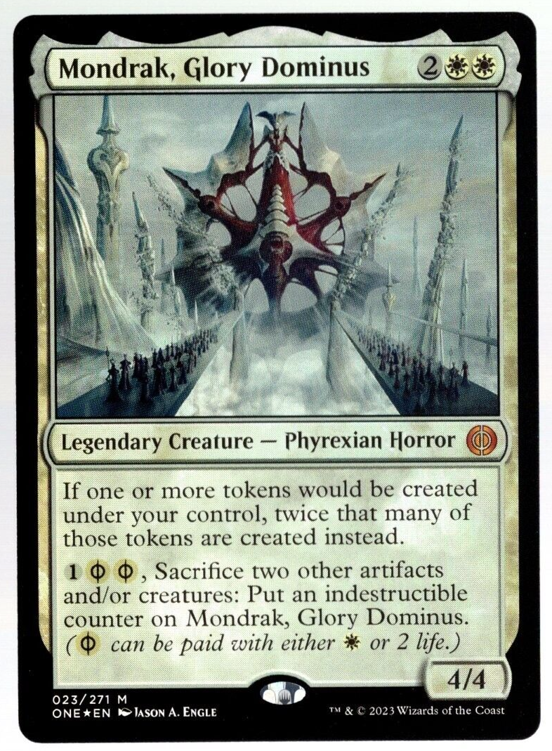 Mondrak, Glory Dominus S&C・Foil Mondrak, Glory Dominus (#299) (Showcase) | Phyrexia: All