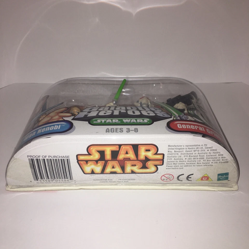 Star Wars Galactic Heroes: Obi-Wan Kenobi General Grievous Figures. Hasbro. New. - Image 4 of 4