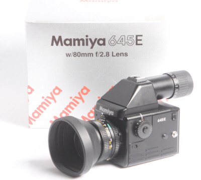 Mamiya 645E inkl Prismensucher + Sekor C 2,8/80 N Objektiv