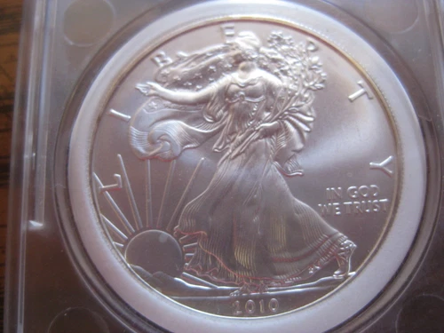 2010 American Eagle Silver Uncirculated Dollar Coin NGC MS 70 