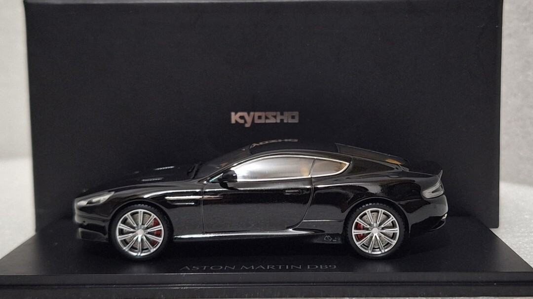 Aston Martin DB9 2013 Onyx Black 1:43 Kyosho 05591NX Diecast Mint