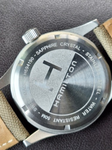 Hamilton khaki field mechanical 38mm H694190 Ottime Condizioni - Foto 8 di 9