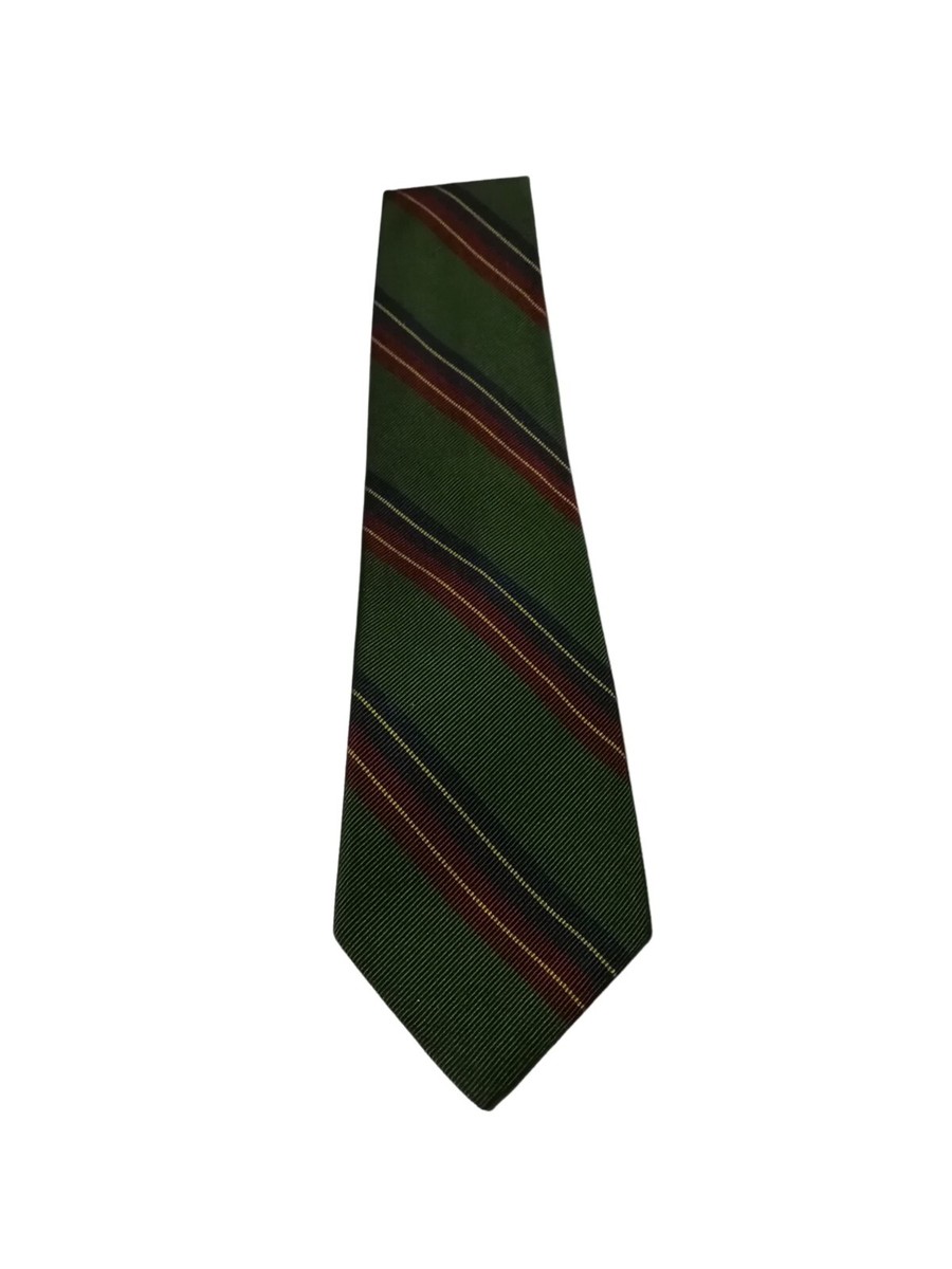 DRAKE'S 新品未使用　MICHAEL J. DRAKE Michael J Drake vintage drake's Tie green Handmade in japan