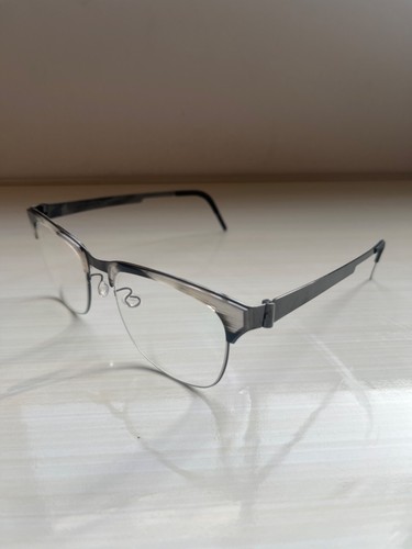 Lindberg 9827 STRIP TITANIUM GRAY MARBLED Col PU9 54mm Eyeglass Frames 54-21-145 - Picture 2 of 5