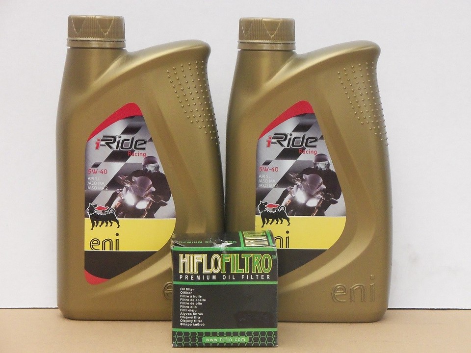 Agip ENI I-Ride 5W-40 4T / Ölfilter Piaggio 300 MP3 Yourban / Sport Bj 18