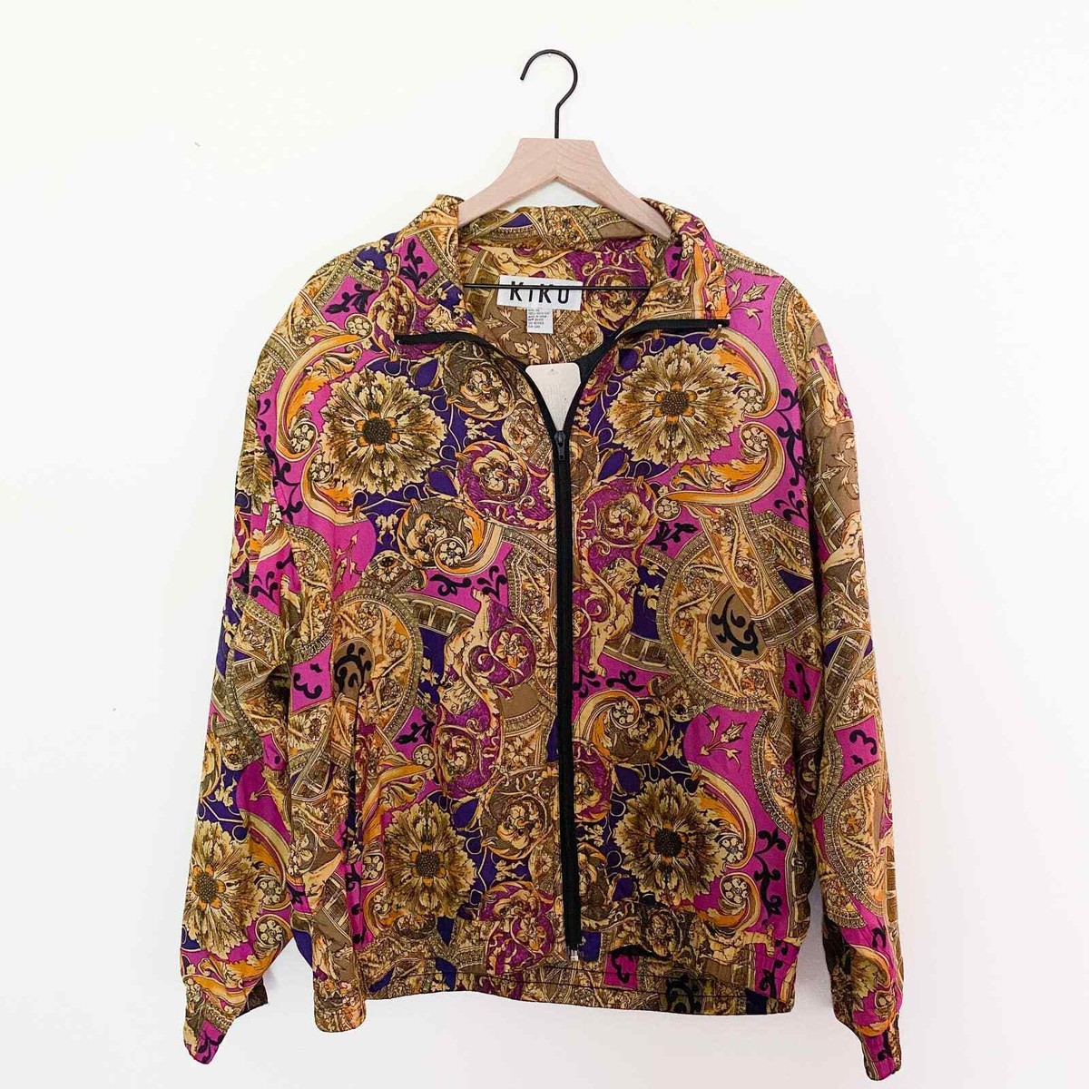 ジャケット・アウター 90s silk rave bomber jacket blouson 90s 80s Style Polyester Bomber Jacket (AOP) - Etsy