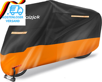 Maizjok Motorrad Abdeckplane Outdoor Motorradabdeckung Wasserdicht Winterfest, M