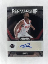 2023-24 Prizm Darius Days Penmanship Prospect Auto Autograph #PNM-DAY Rockets