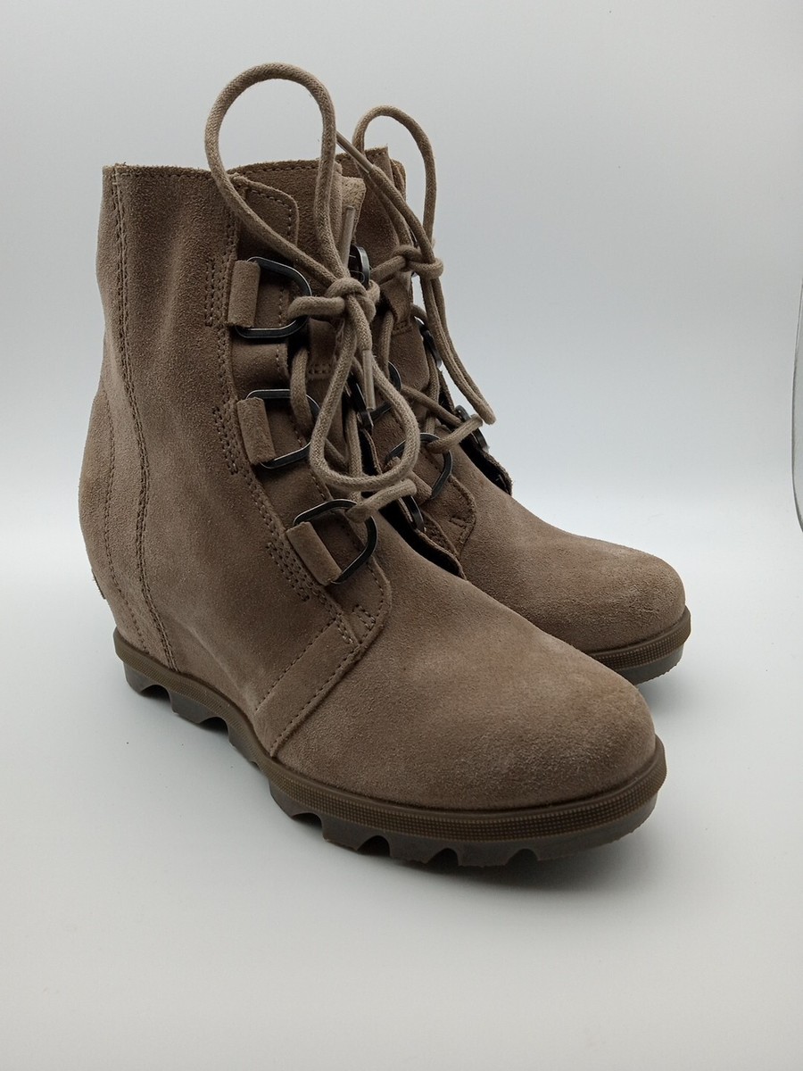 Sorel Women's Joan Of Arctic Wedge II Boot Ash Brown Size