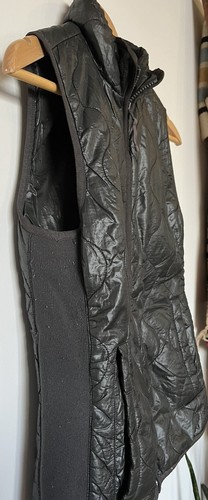 J Crew Dark Gray Lightweight Double Zipper Vest Womens Size XS - Picture 3 of 11