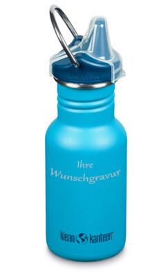 Kindertrinkflasche Klean Kanteen Sippy - Hawaiian Ocean, inkl. Namensgravur