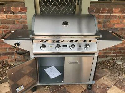 Barbeque Patio Master 4 Burner With Side 47 Wok Burner Bbq