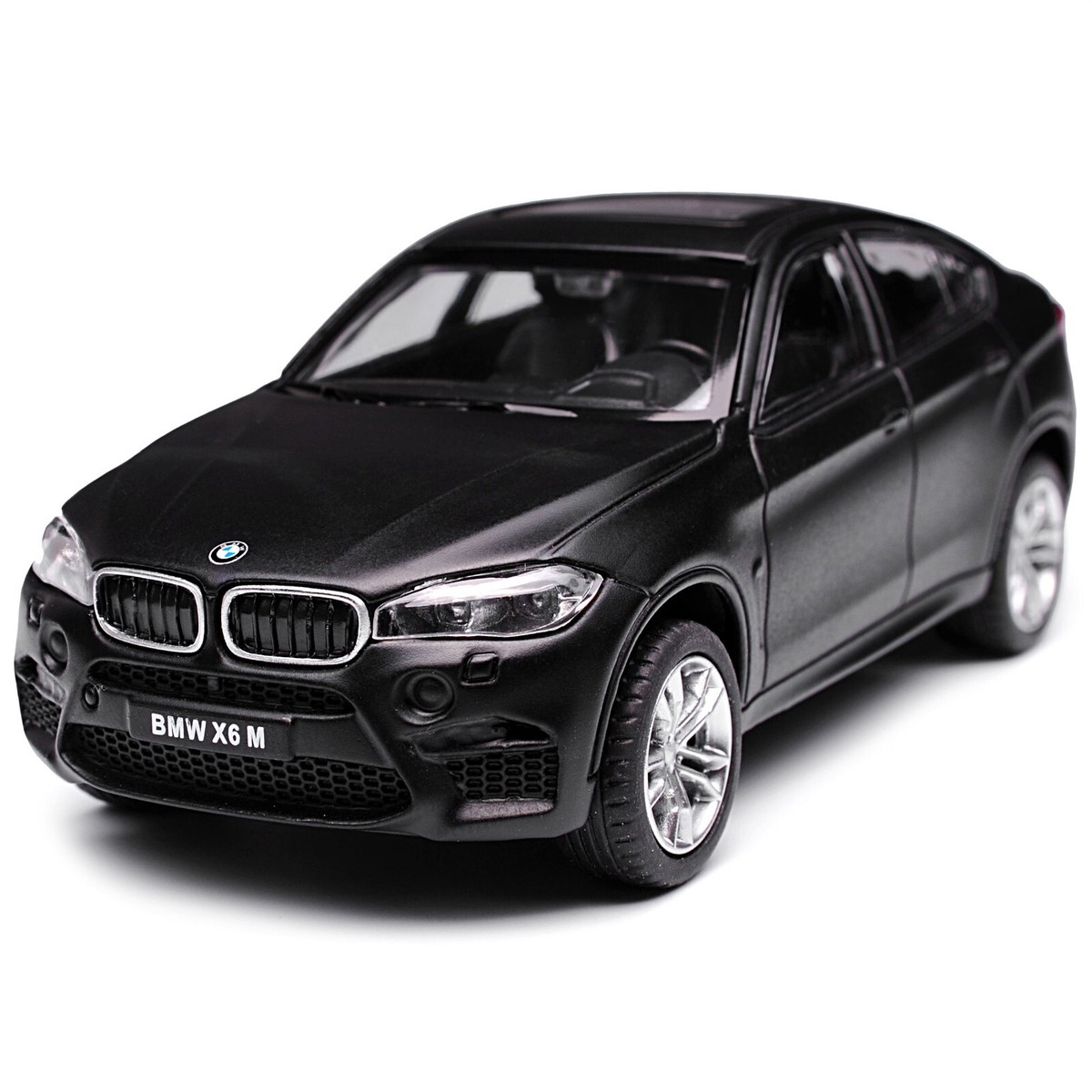 CMC TOY 1:43 BMW X6 M Black Matte F16 2015 Pull Back Action Toy