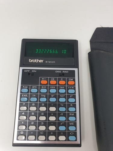 Calcolatrice Vintage BROTHER 512 SR - Foto 2 di 10