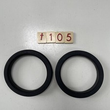 NOS Solid Black Rubber Tyres Triang Scooter Pram Trike 79mm  Inner Diameter T105