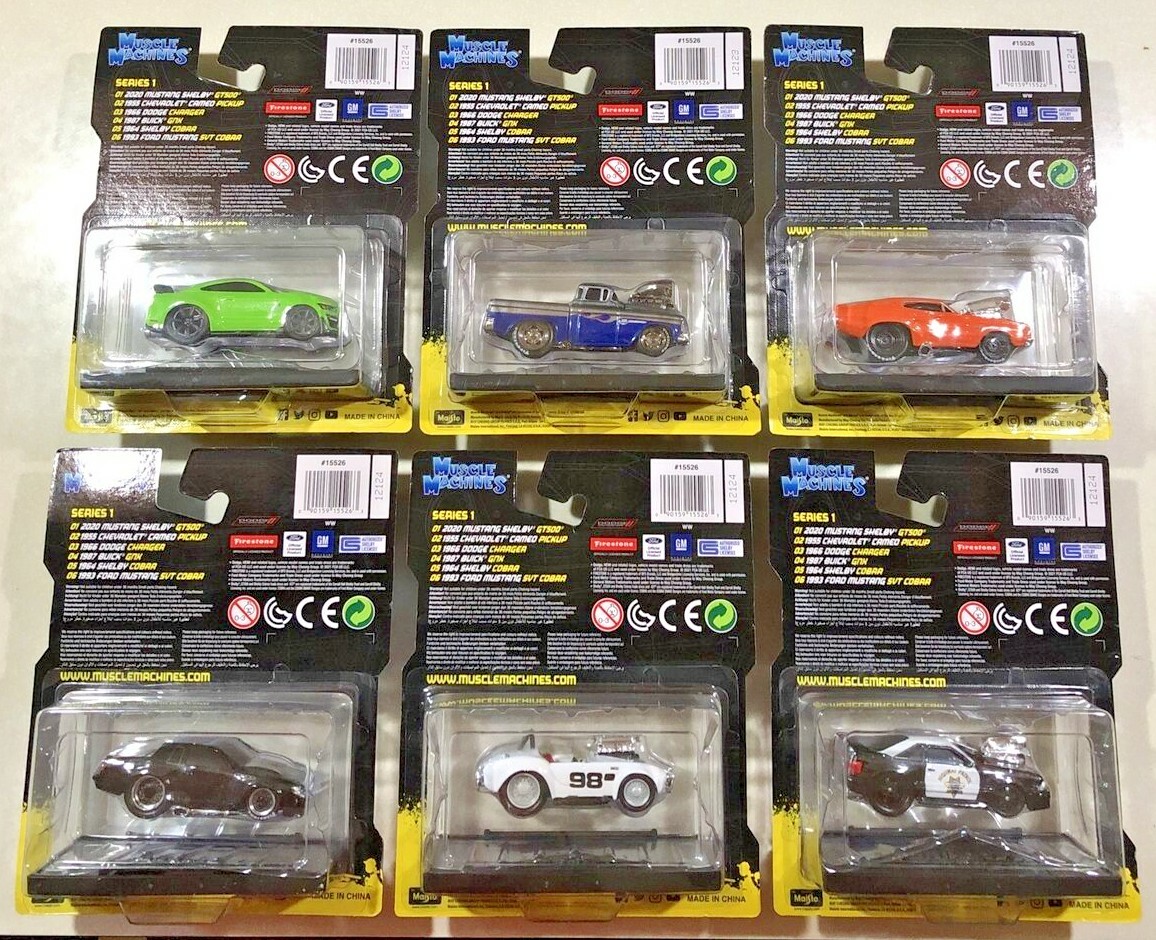 NEW 2021 Muscle Machines Series #1 - 6 Car FULL SET HTF | eBay