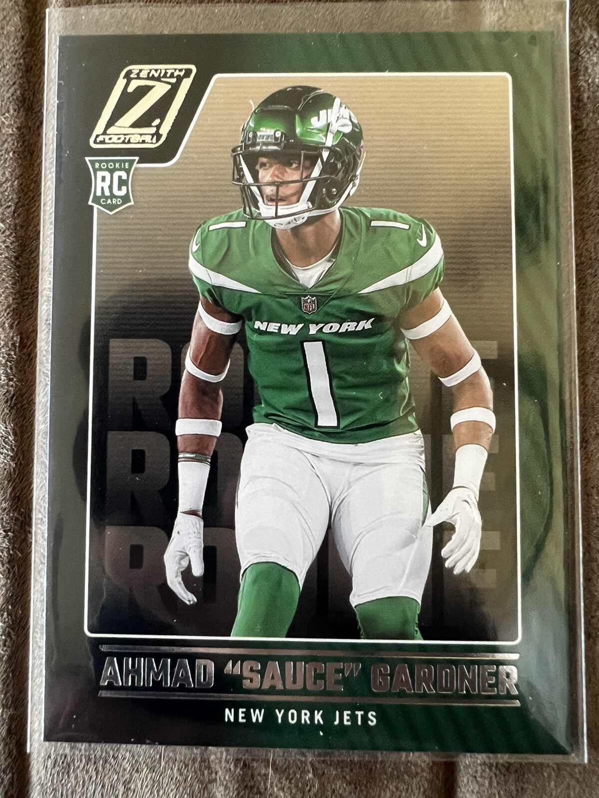 2022 Panini Zenith - Rookies No Huddle #128 Ahmad “SAUCE” Gardner (RC)